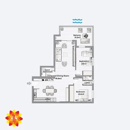 Design Sea View Apartment *